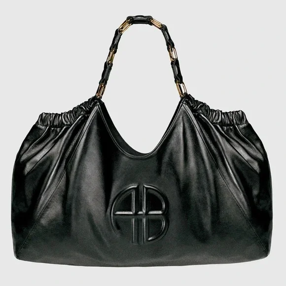 Anine Bing Black Leather Bag - Picture 2 of 16